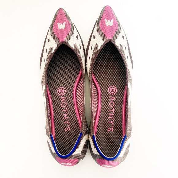 Rothy's Retired The Point Moroccan Rose RARE Limited Edition in a Women's size 9 - Picture 3 of 11